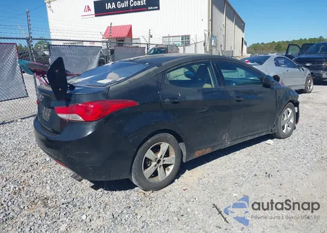 2012 Hyundai Elantra Gls (Ulsan Plant) from USA, damaged, VIN KMHDH4AE3CU183320